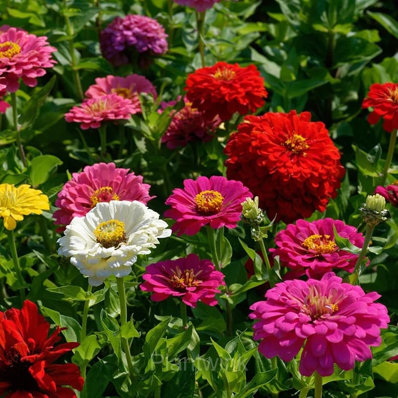California Giants Zinnia Seed - View 4