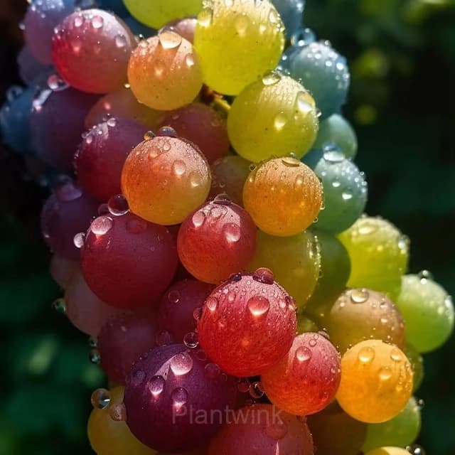 New Rare Rainbow Hybrid Grape Organic - View 3