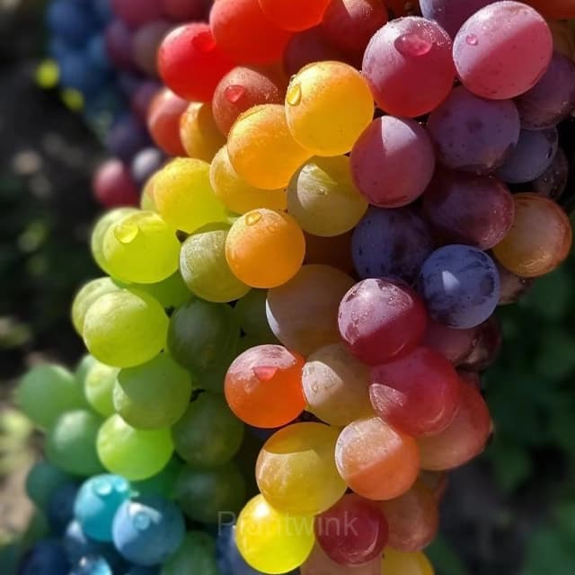 New Rare Rainbow Hybrid Grape Organic - View 4