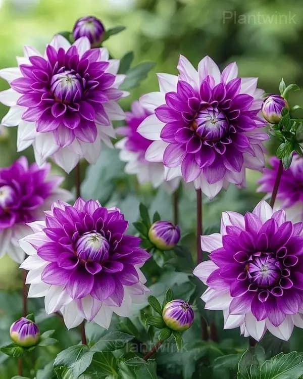 Rare Purple Dahlia Mix Bulbs - View 9