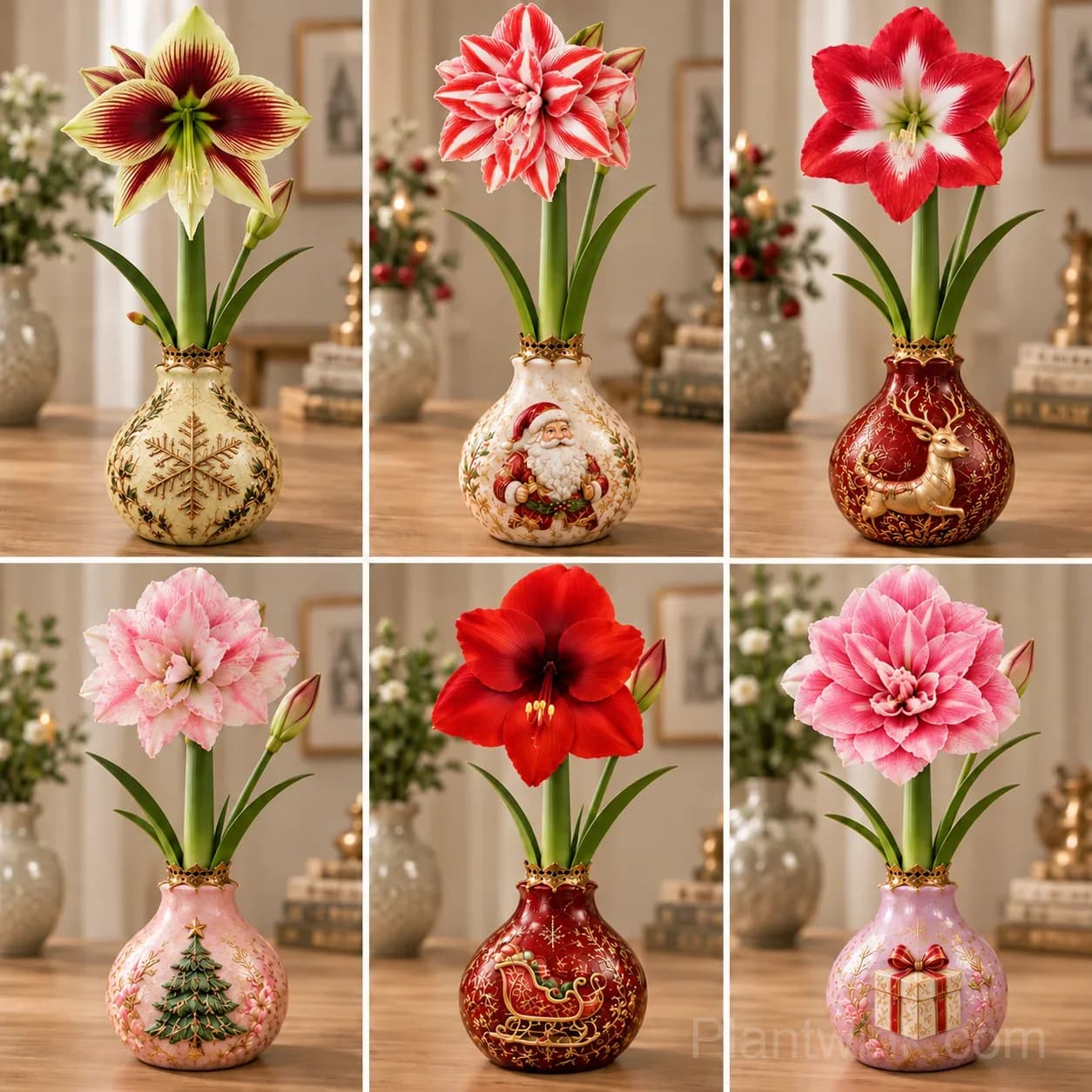 Holiday Waxed Amaryllis Bulbs – No Soil, No Water, Just Watch Them Bloom 🎄🌺 - View 7
