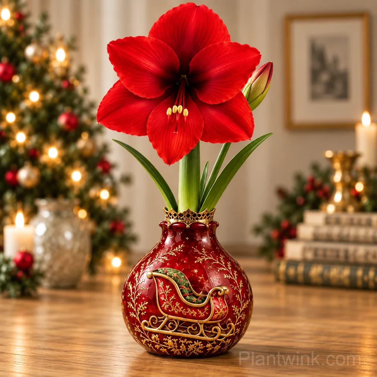 Holiday Waxed Amaryllis Bulbs – No Soil, No Water, Just Watch Them Bloom 🎄🌺 - View 5