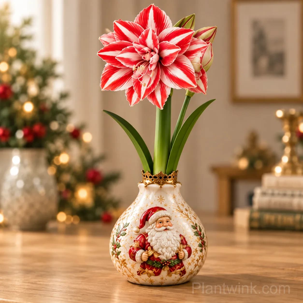 Holiday Waxed Amaryllis Bulbs – No Soil, No Water, Just Watch Them Bloom 🎄🌺 - View 2