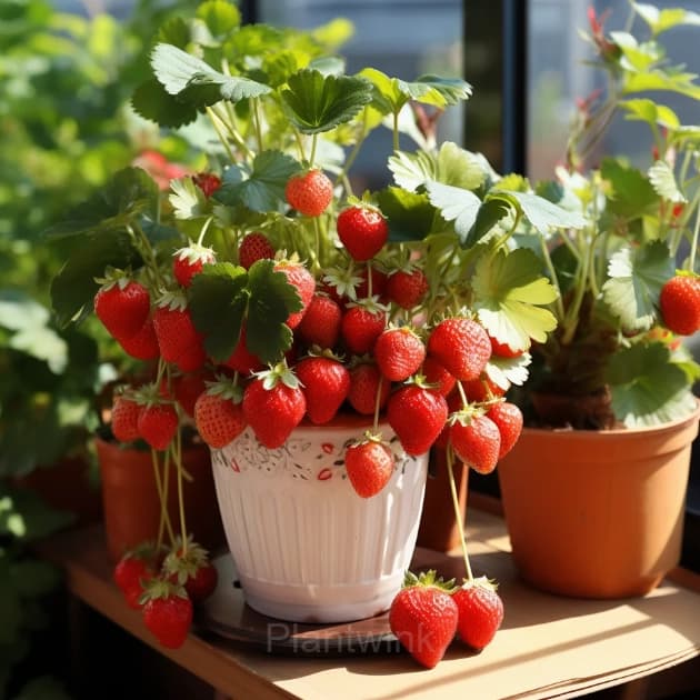 Four Seasons Cream Strawberry Seeds—Year-Round Harvest - View 3