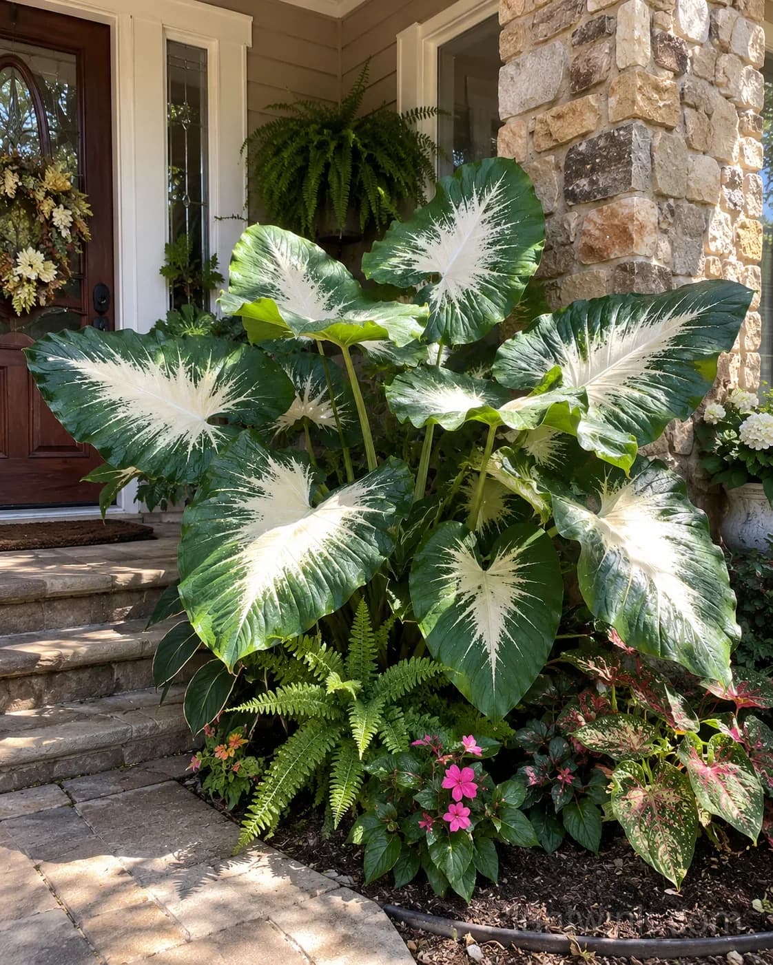 9 Rare Caladium Bulbs – Stunning Colorful Varieties - View 10