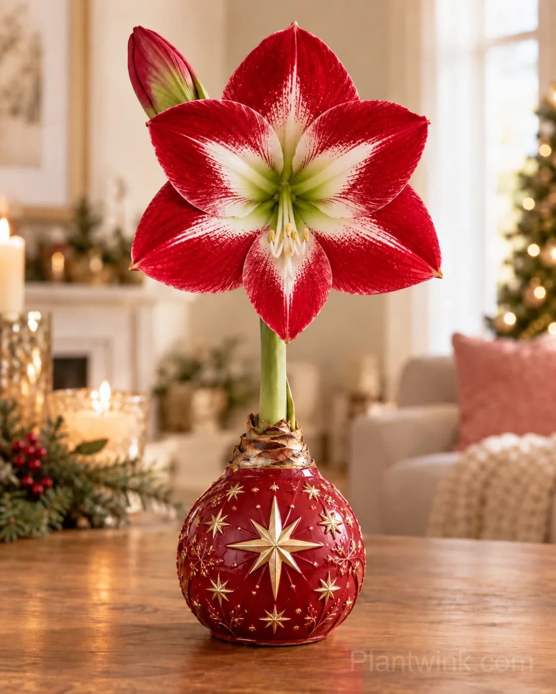 Rare Holiday Waxed Amaryllis Bulbs – 6 Festive Varieties, No Soil or Water Needed - View 14