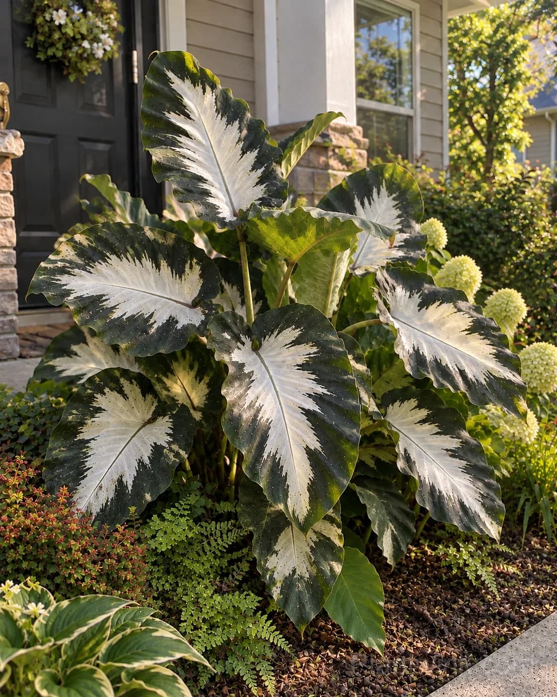 9 Rare Caladium Bulbs – Stunning Colorful Varieties - View 3