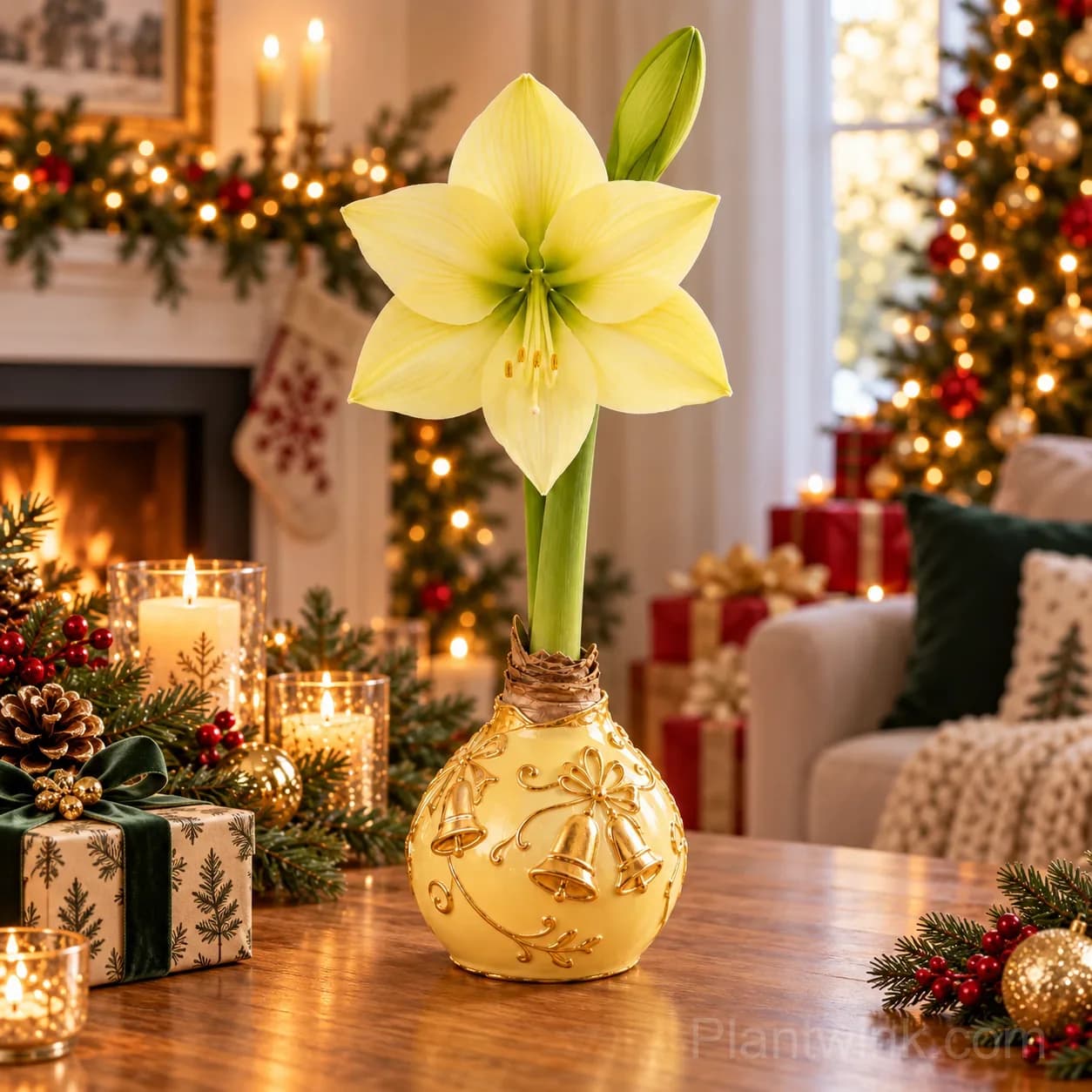 Rare Holiday Waxed Amaryllis Bulbs – 6 Festive Varieties, No Soil or Water Needed - View 6