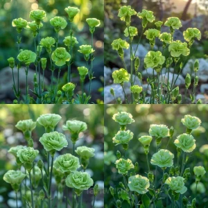 Double Mixed Carnation Seeds—Mother's Day Flowers - Green, 50 Seeds