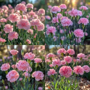 Double Mixed Carnation Seeds—Mother's Day Flowers - Pink, 500 Seeds