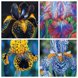 Iris Germanica Seeds - 1🌈Mixed Color, 200 Seeds💗