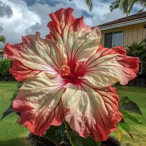 Royal Fantasy Hibiscus Seeds-Giant Hibiscus - 19🟨🟥, 200 Seeds💕🔥