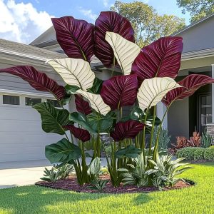 Tropical Style Giant Caladium Seeds - 8🟫, 500 Seeds🔥