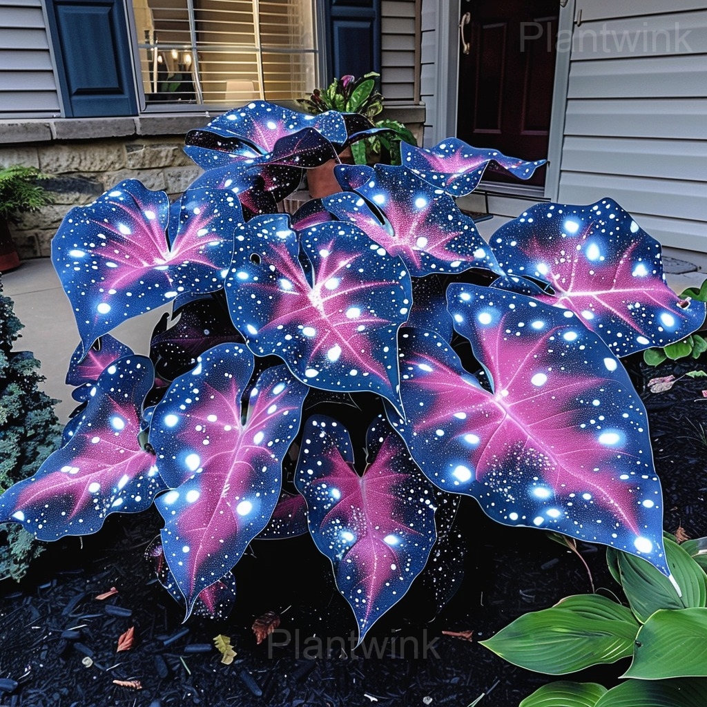 Starry Sky Colored Leaf Caladium Seeds
