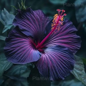Giant Hibiscus Seeds - 24🟪⬛, 400 Seeds💛