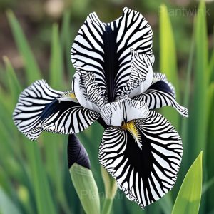 Rare Striped Iris Seeds - 64⬛⬜, 100 Seeds🎁🔥