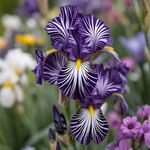Rare Striped Iris Seeds - 24🟪⬛, 500 Seeds👍