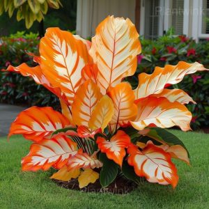 Garden Beauty Caladium Seeds - 85🟧⬜, 200 Seeds🔥
