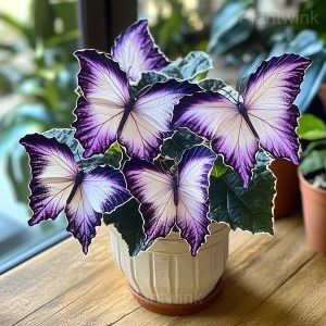 Elegant Begonia Seeds - 54🟪⬜, 50 Seeds👍