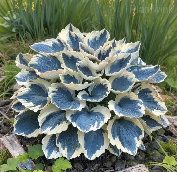 Ornamental Hosta Bulbs - White Blue, 10 Bulbs💛