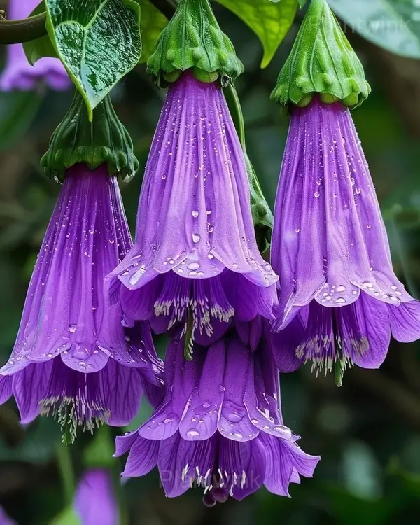 Bellflower Bulbs - Purple, 5 Bulbs💛